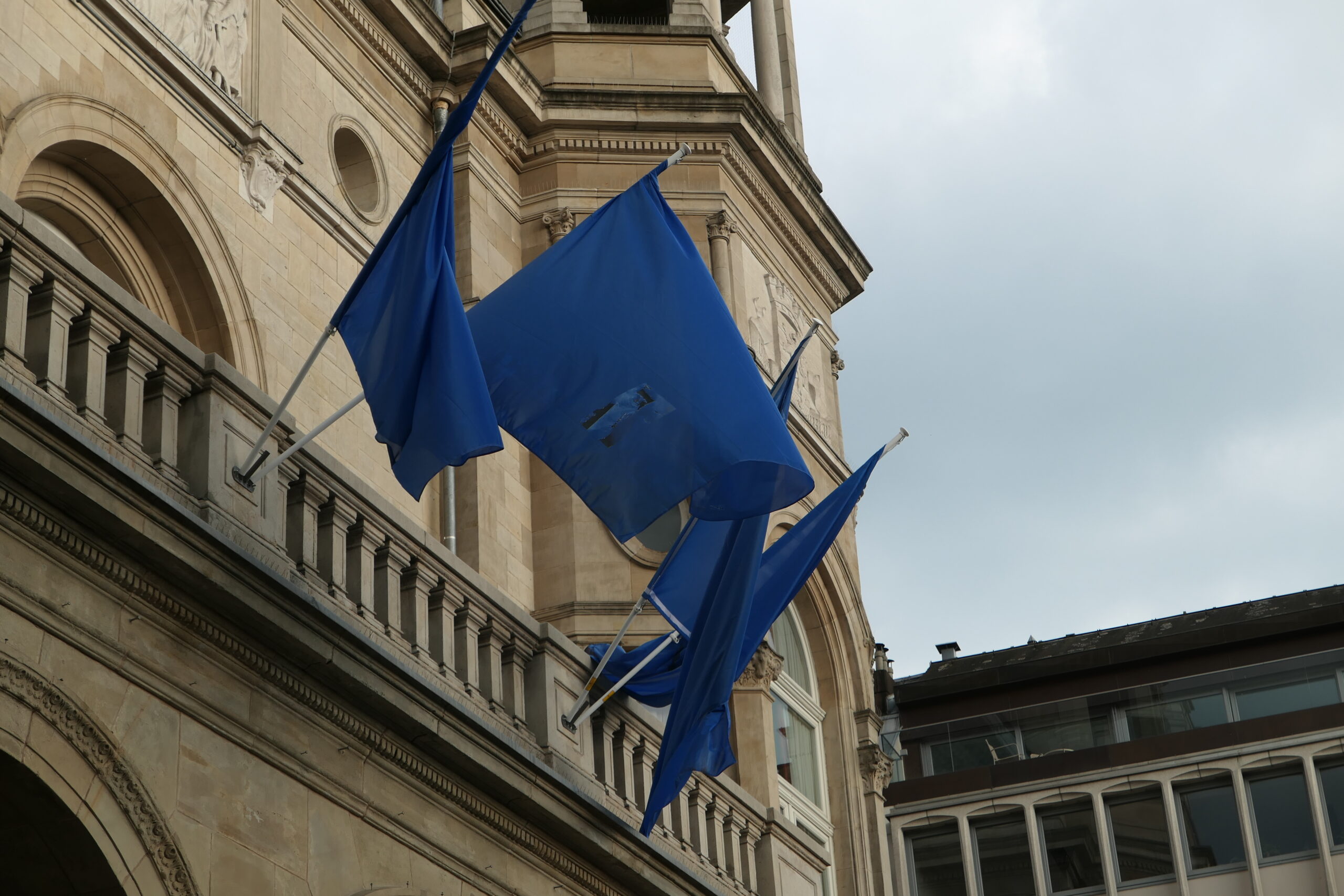 Untitled (blue flags), 2023 Julien Hübsch
